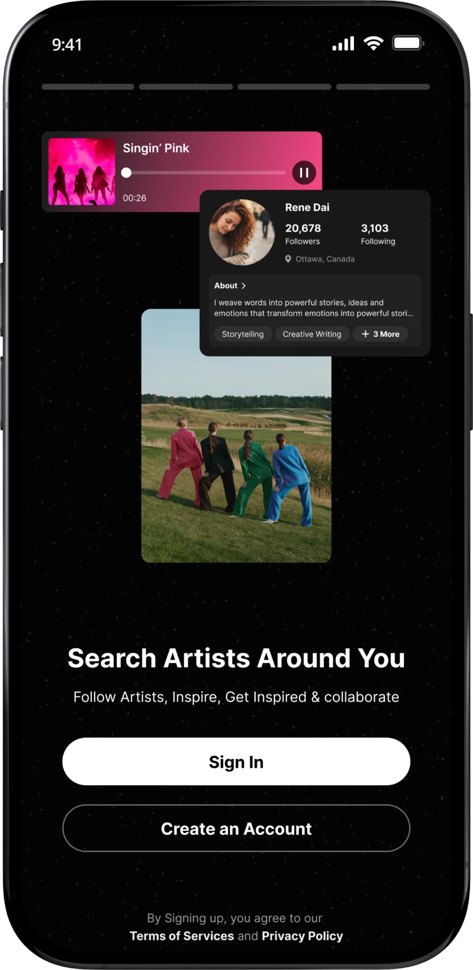 Redesigned product-led intro screen