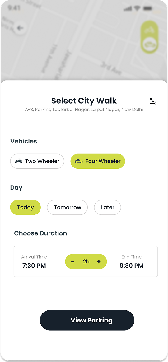 Perk MVP — booking summary