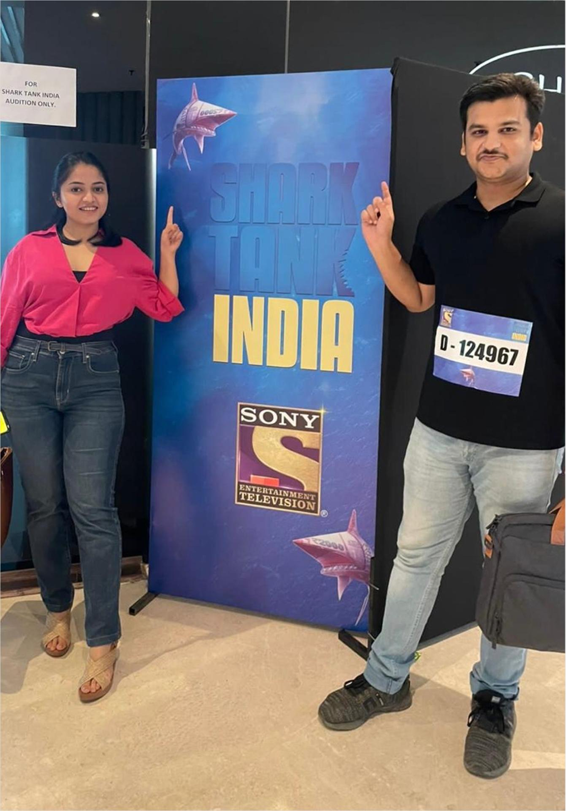 Gunjan at the Shark Tank India audition, Delhi, 2021